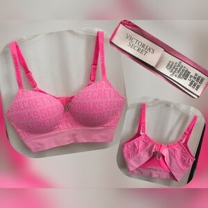 Victoria's Secret Pink Padded Sport Bra Size Lg